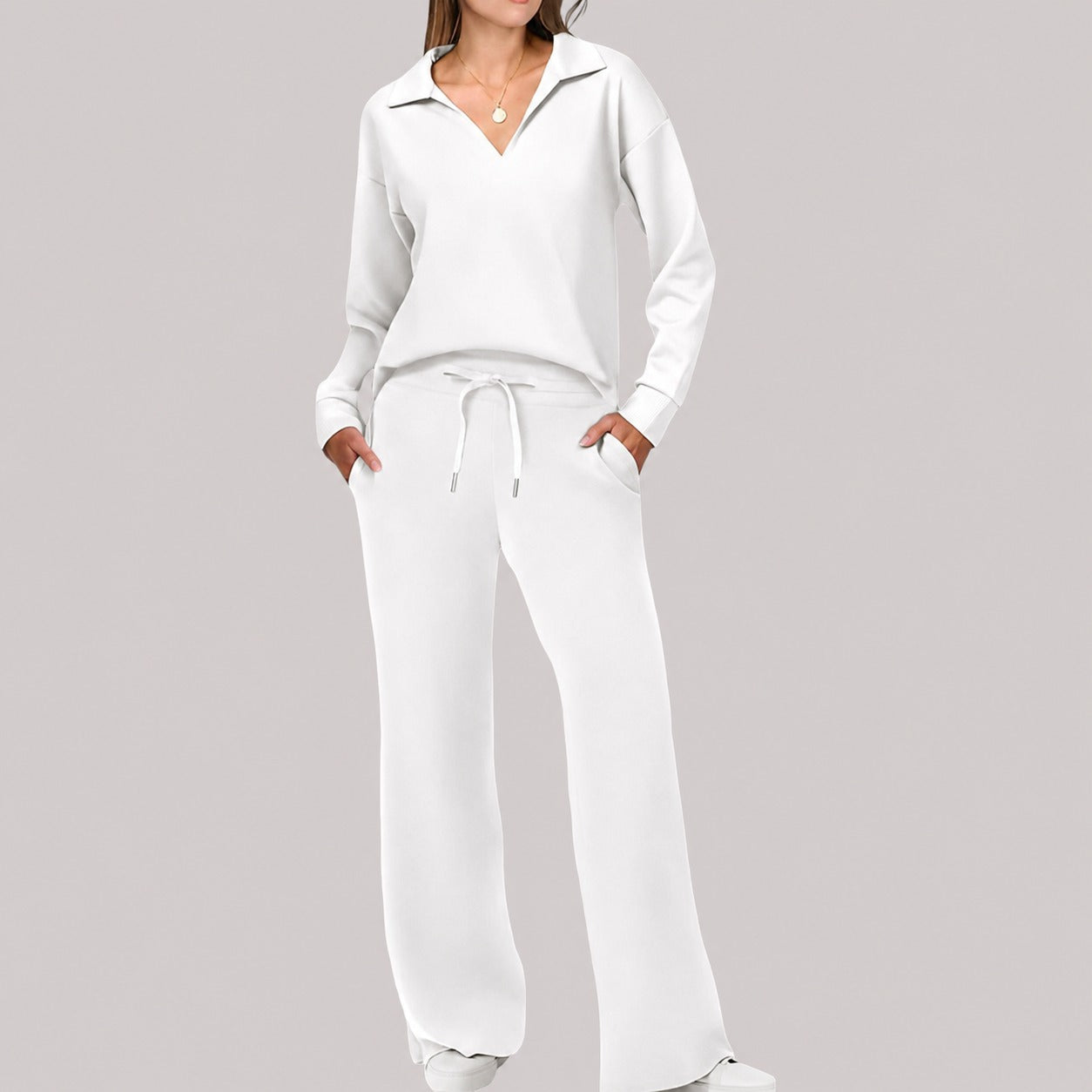 Justina - Warm Sweater and Pants Set