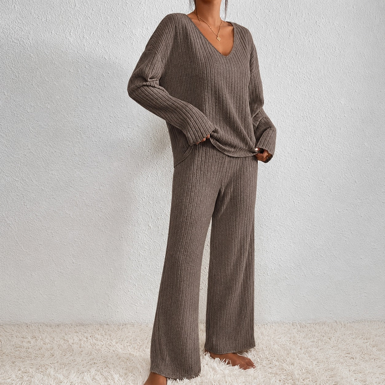 Jermaine - Casual Warm Long-Sleeve Set