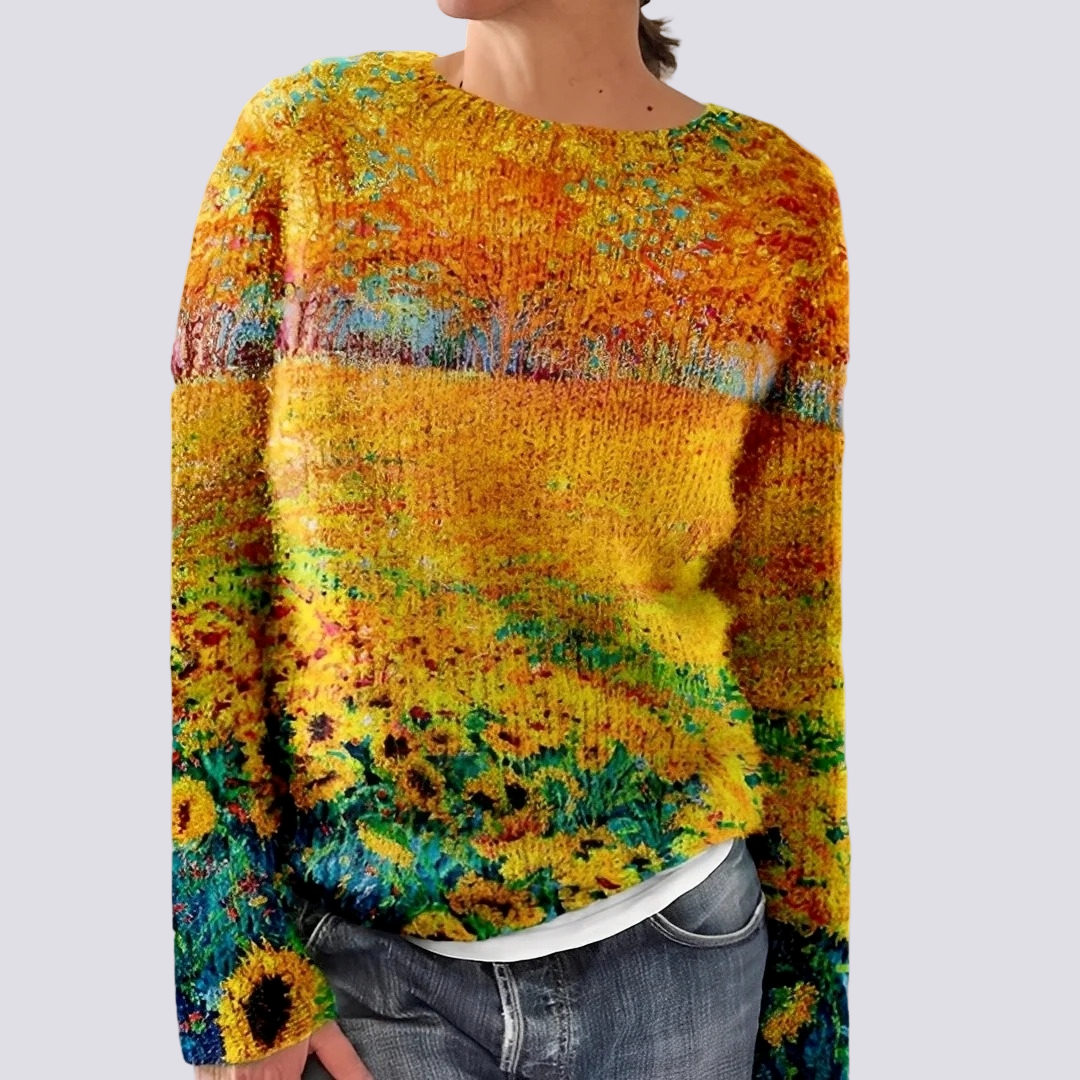 Liliane - Women's wool sweater for winter