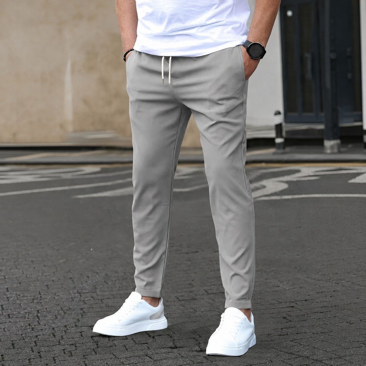 Didier - Casual Slim Stretch Trousers