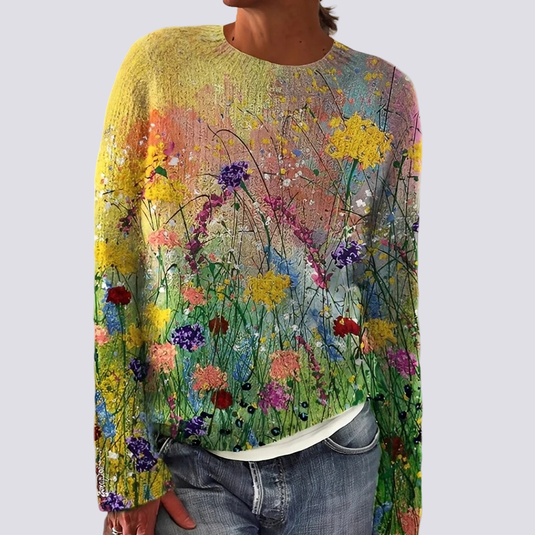 Liliane - Women's wool sweater for winter
