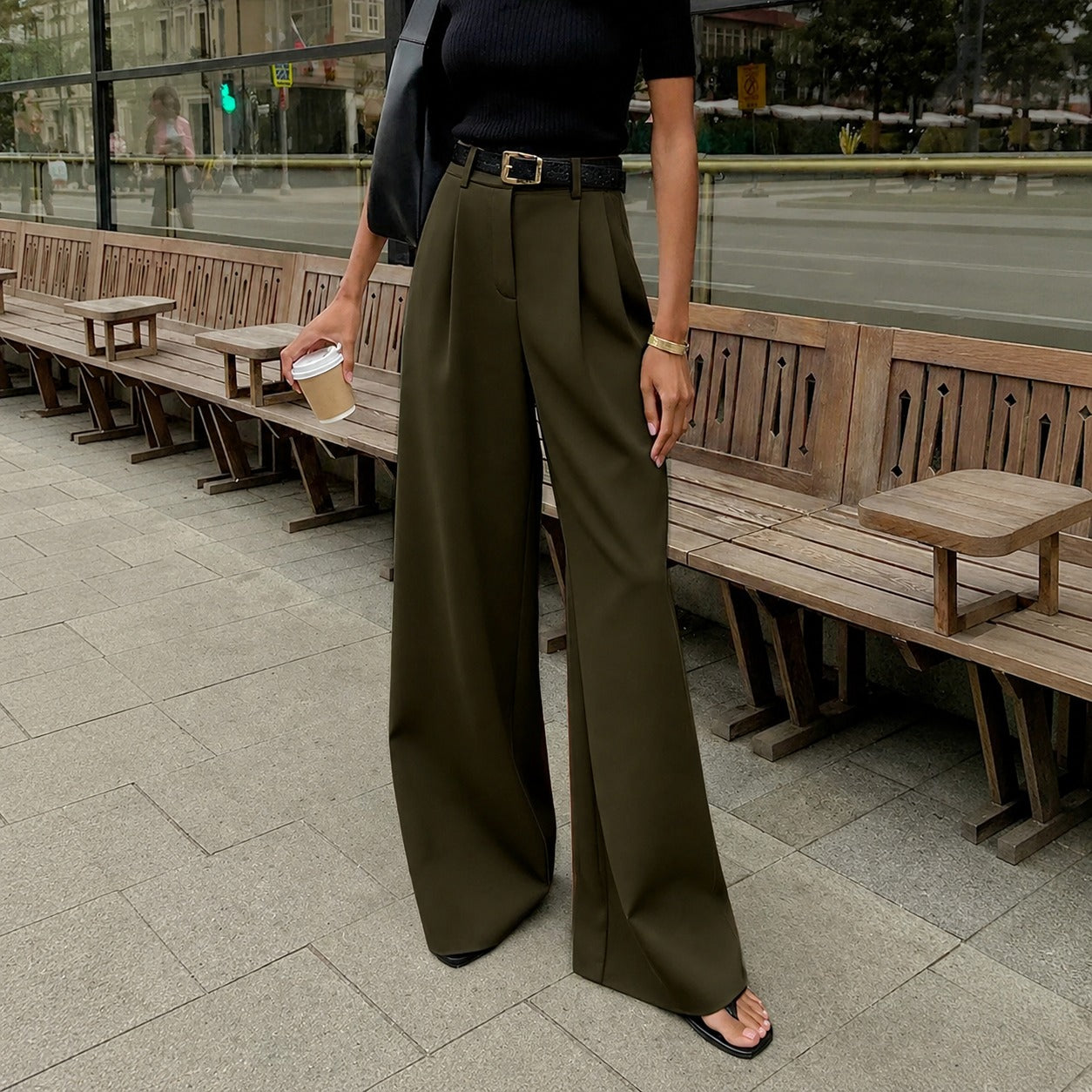 Marlene - Formal Wide-Leg Trousers