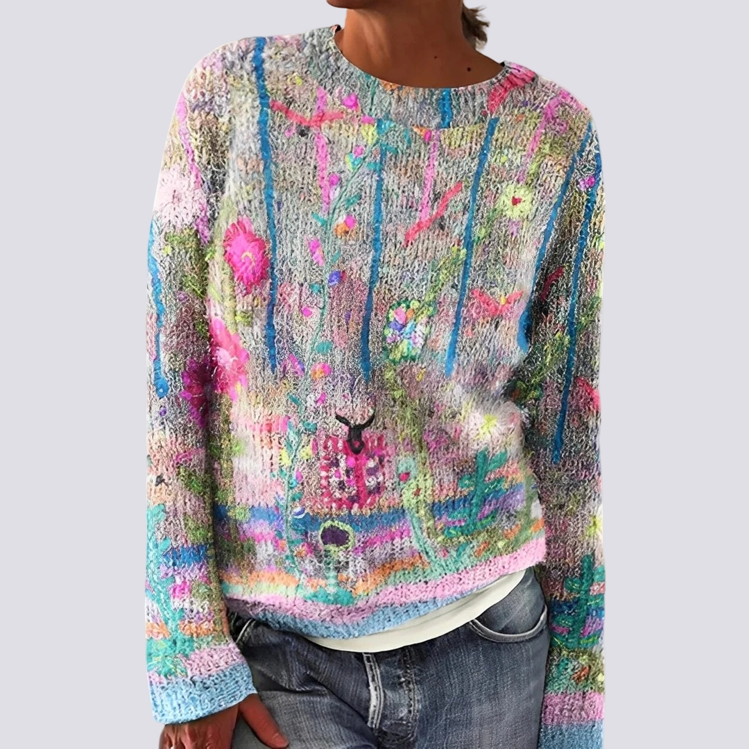 Liliane - Women's wool sweater for winter