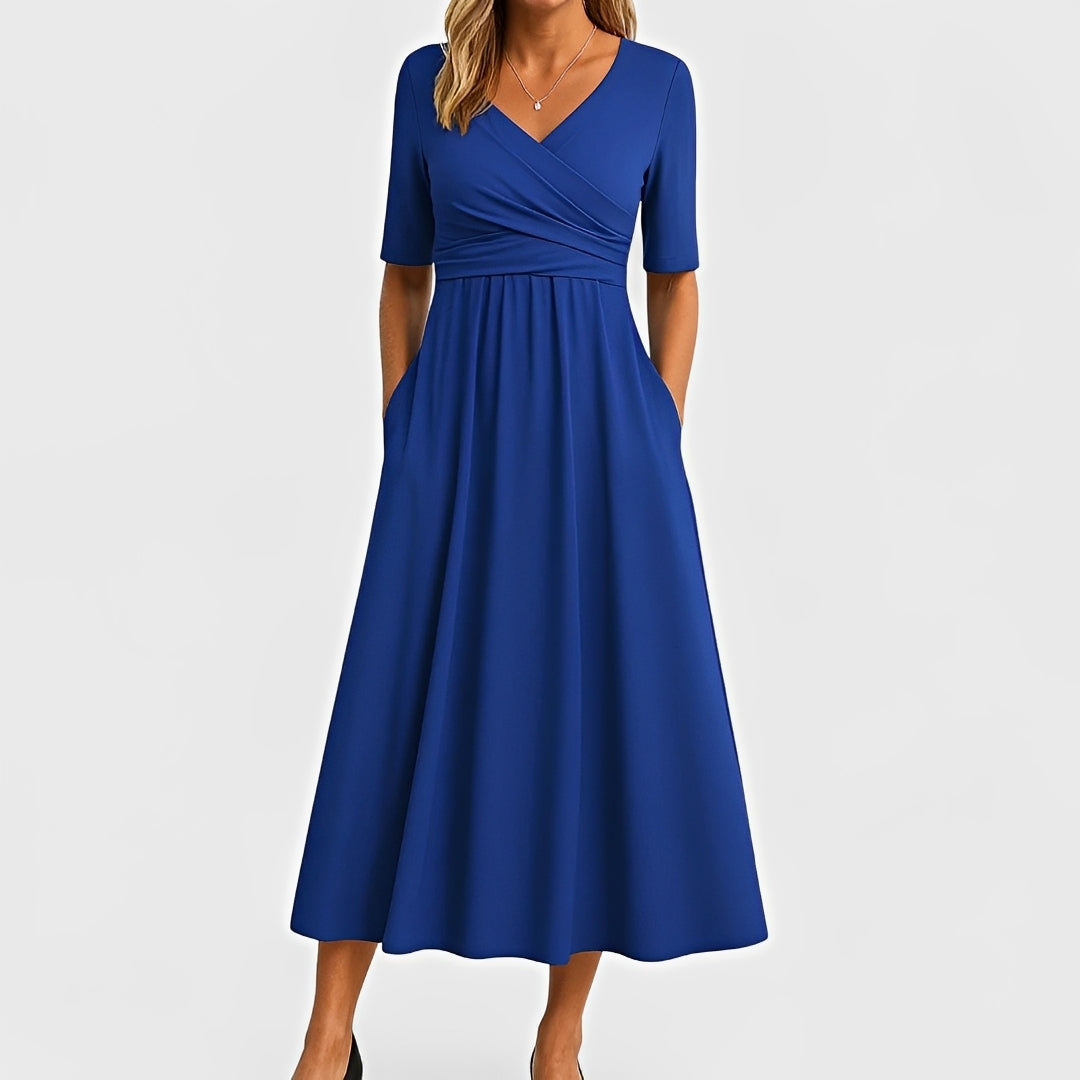 Piper - Short Sleeve Midi Dress