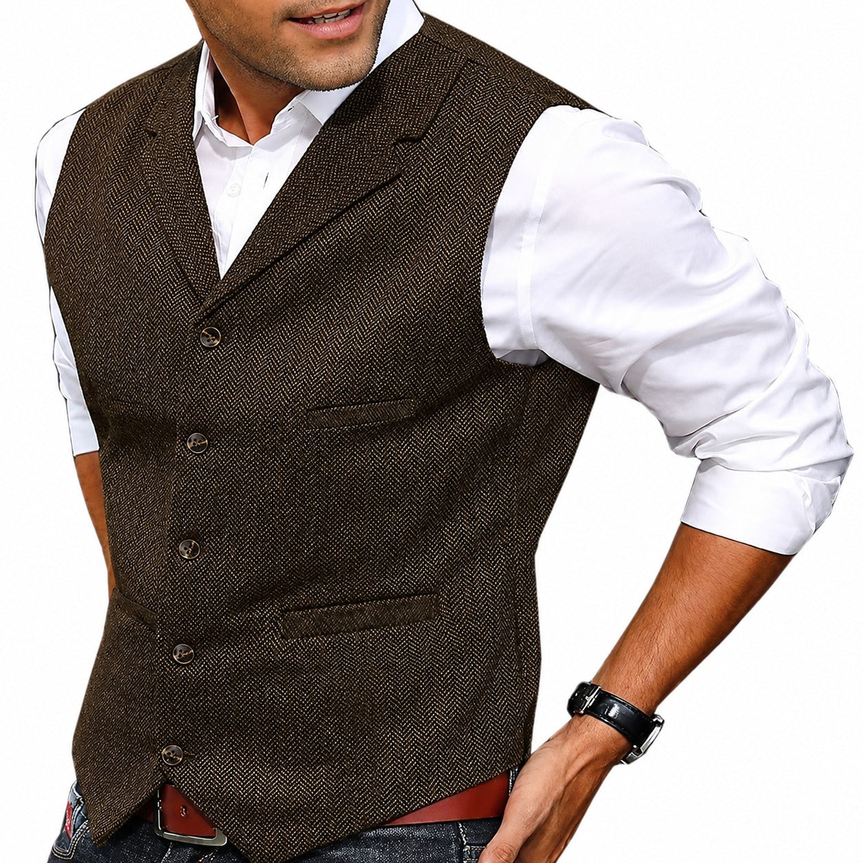 Jonas - Casual Slim Fit Vest