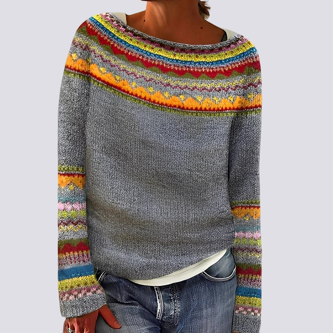 Liliane - Women's wool sweater for winter