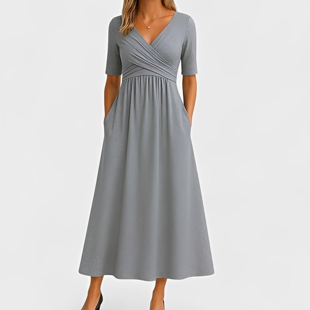 Piper - Short Sleeve Midi Dress