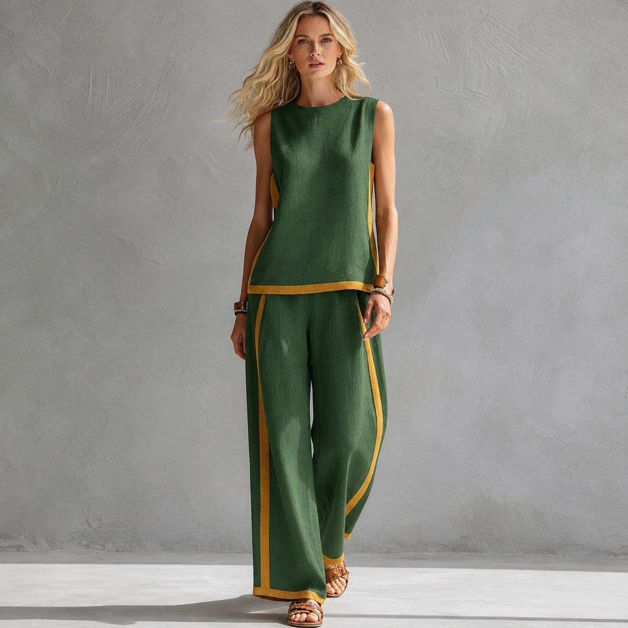 Lisa - Relaxed Sleeveless Set