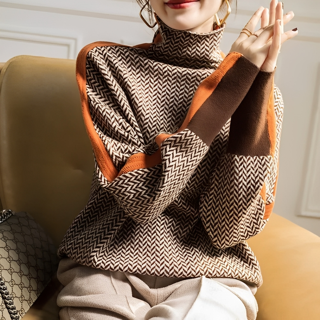 Aloisia - Stylish Striped Sweater