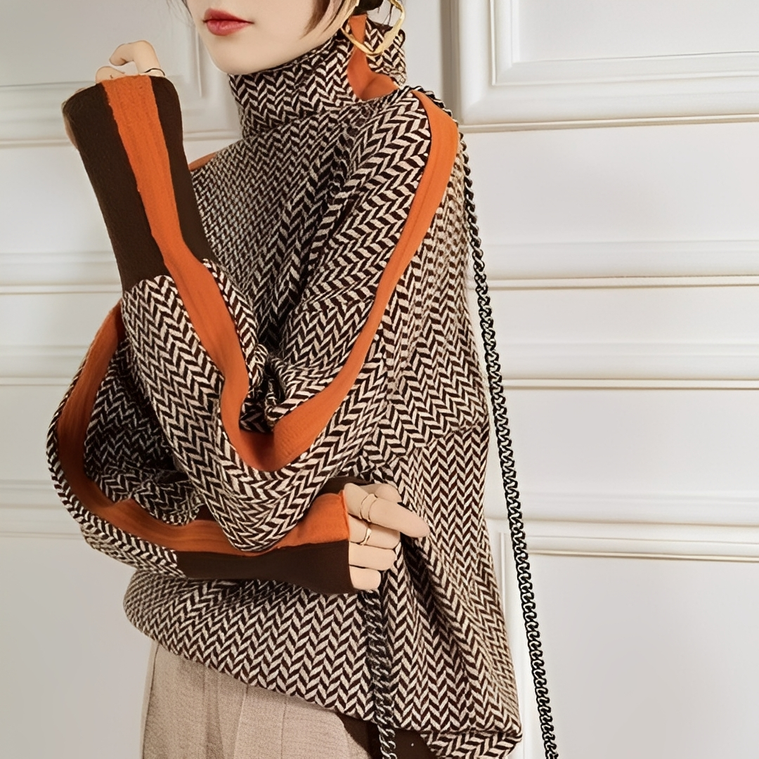 Aloisia - Stylish Striped Sweater
