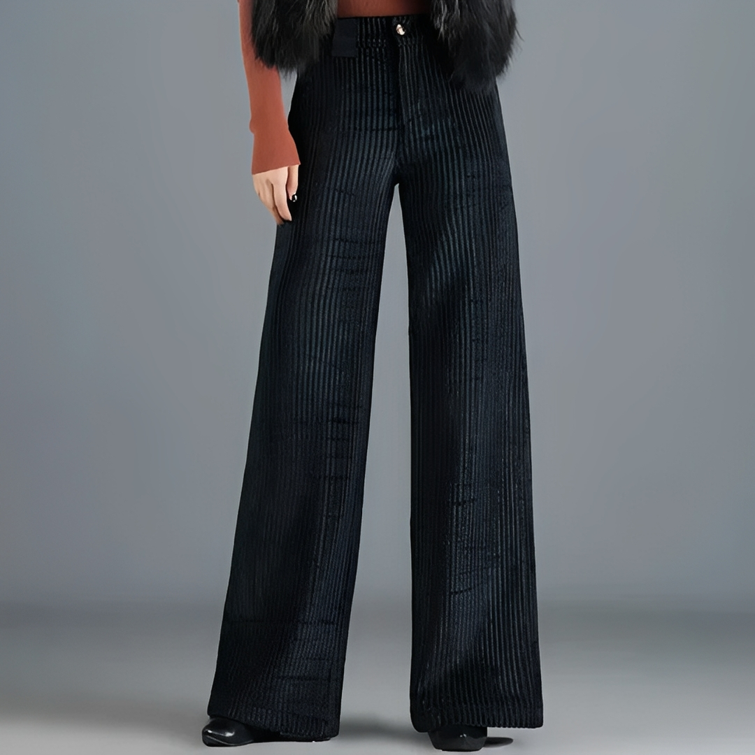Victorine - Straight-cut Women's Pants