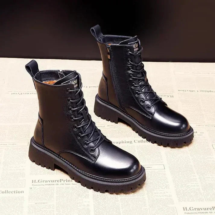 Adelpha - Black Winter Boots for Cold Days