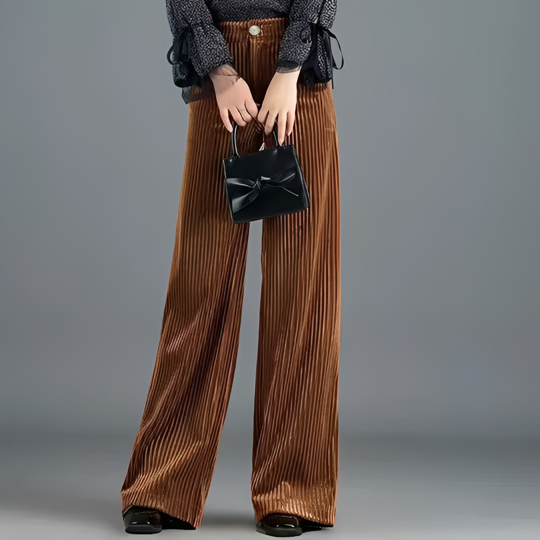 Victorine - Straight-cut Women's Pants