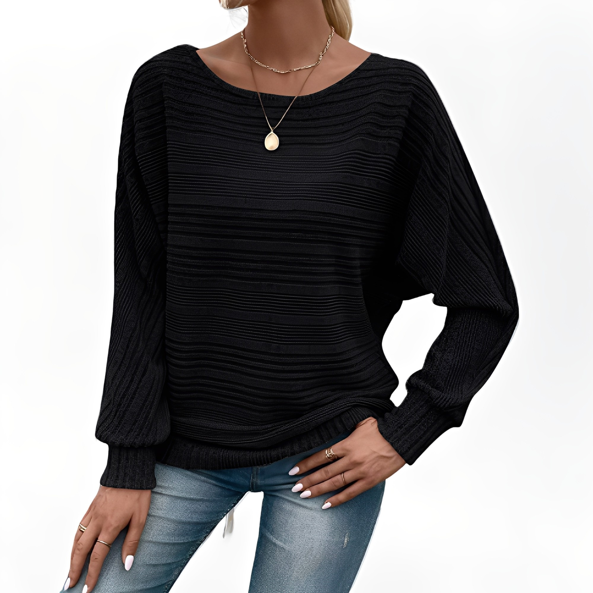 Eleanore - Cozy striped sweater