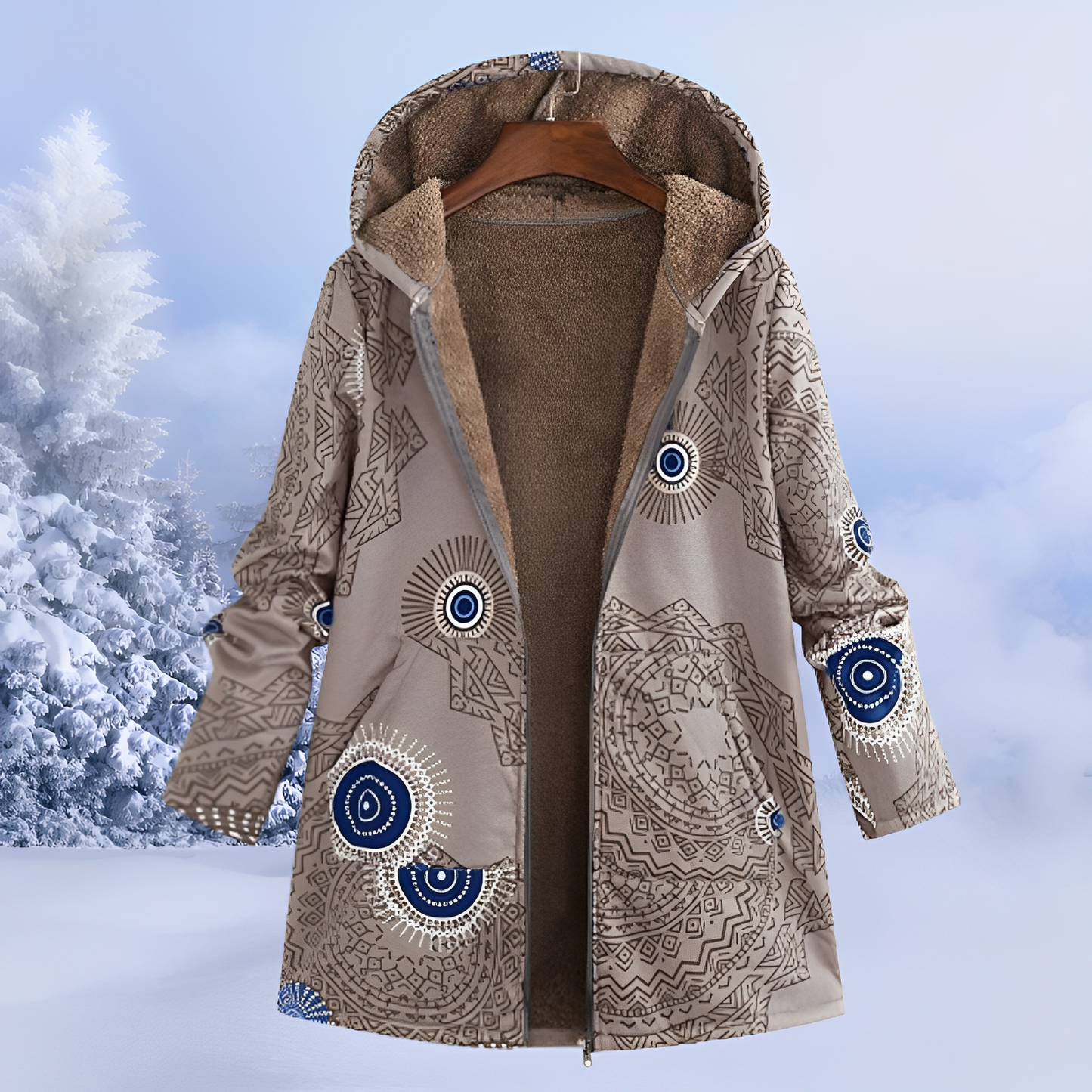 Jasmin - Stylish, Warm Jacket with Hood
