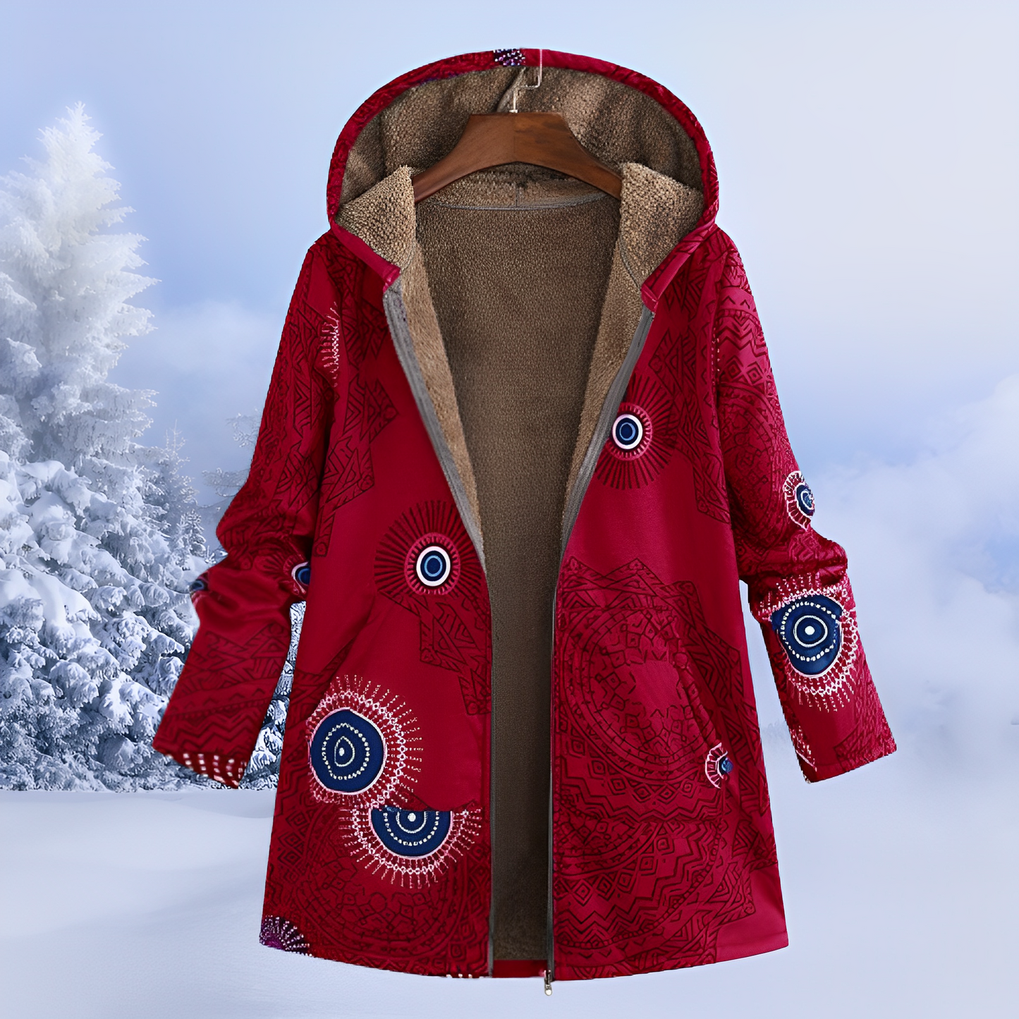 Jasmin - Stylish, Warm Jacket with Hood