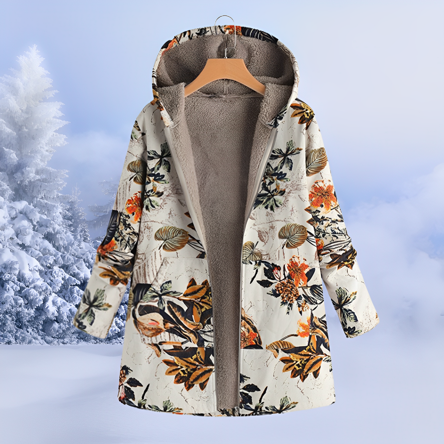 Jasmin - Stylish, Warm Jacket with Hood