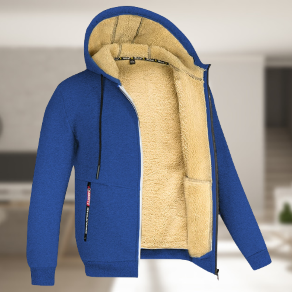 Andrew – Winter coat with a hood for men