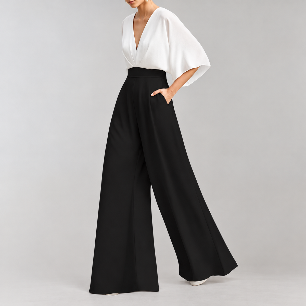 Melanie - Relaxed combination with wide legs