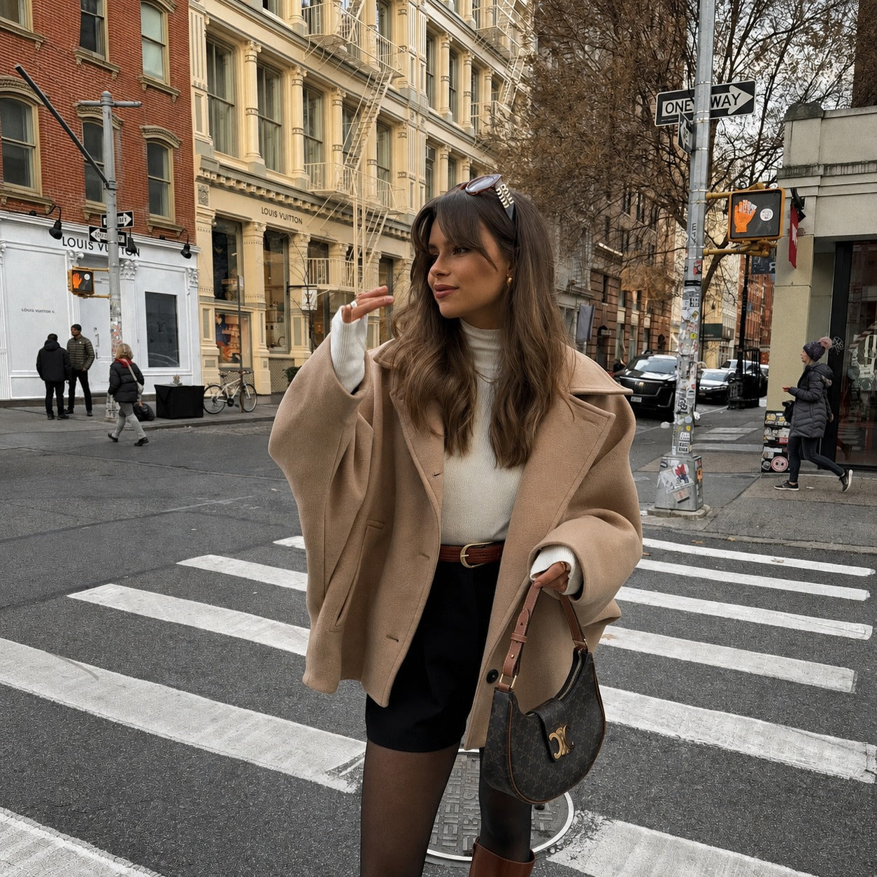 Elena - Oversized double-breasted coat