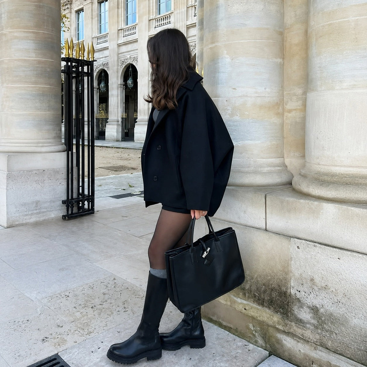 Elena - Oversized double-breasted coat