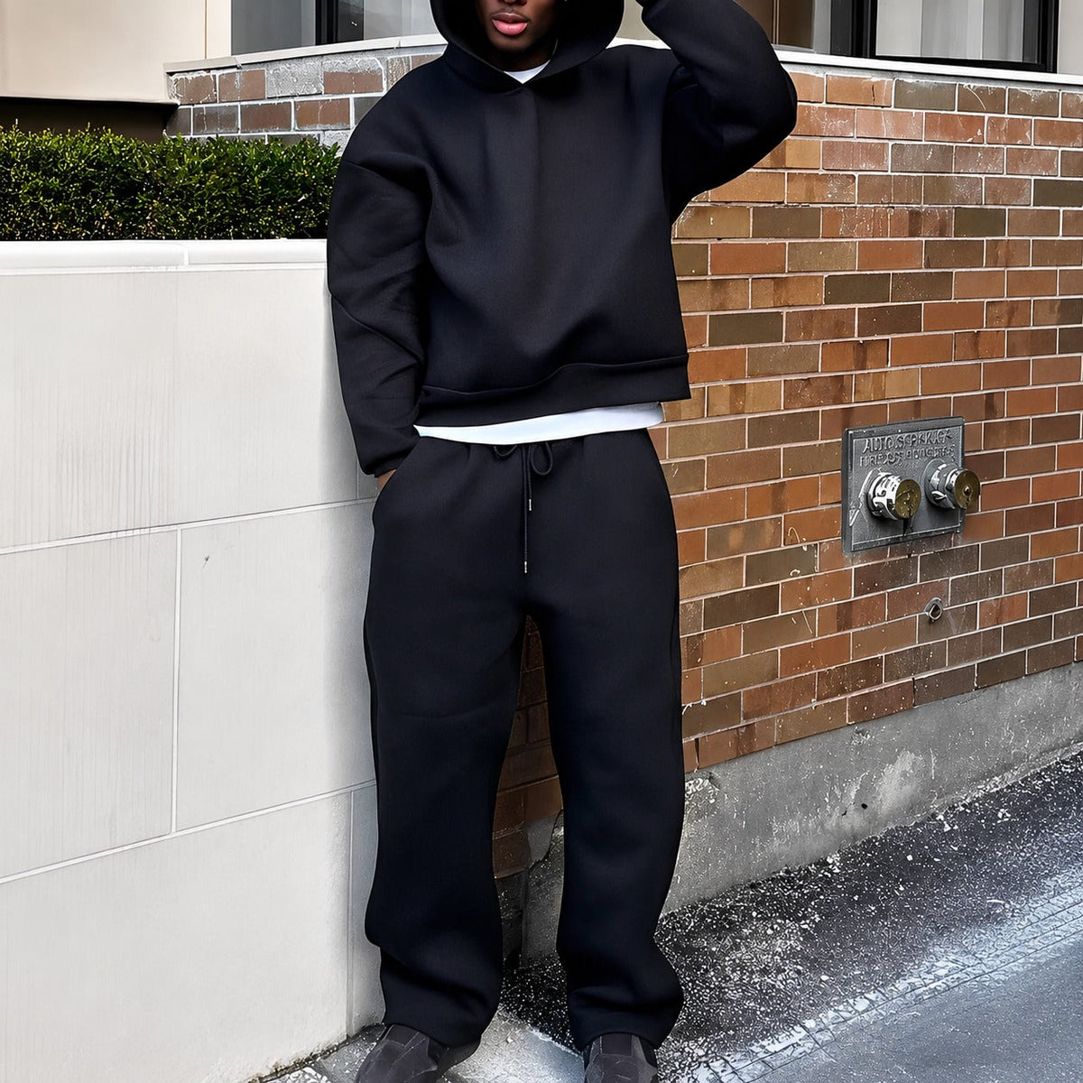 Marco - Casual set with oversized hoodie for men