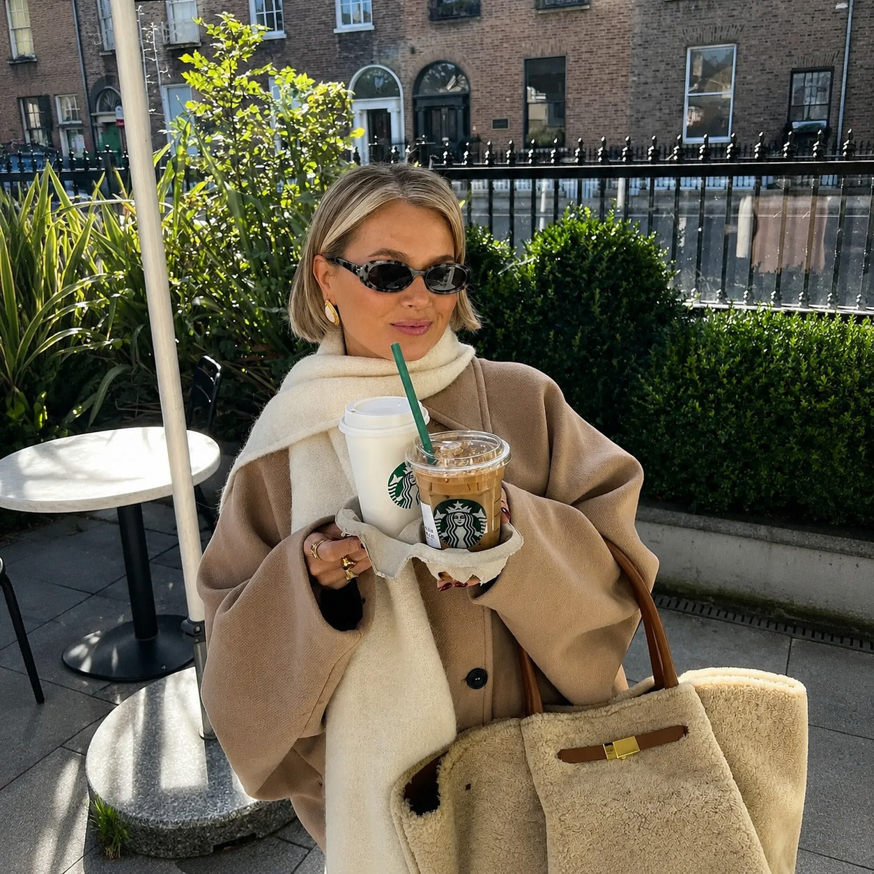 Elena - Oversized double-breasted coat