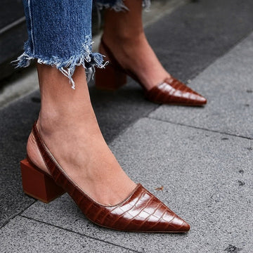 Caroline - Cozy Slingback Heels for Women