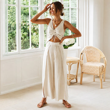 Adrianne - Airy summer set with tie