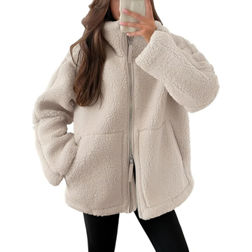 Rowena - Stylish and cozy jacket with zipper