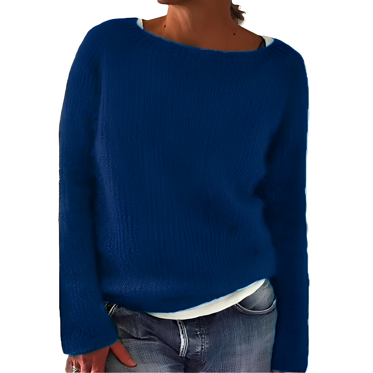 Angelia - Warm and comfortable crew neck sweater