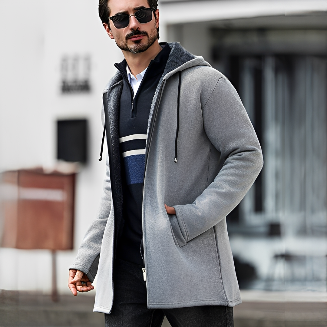 Reginald - Hooded jacket, cozy and snug