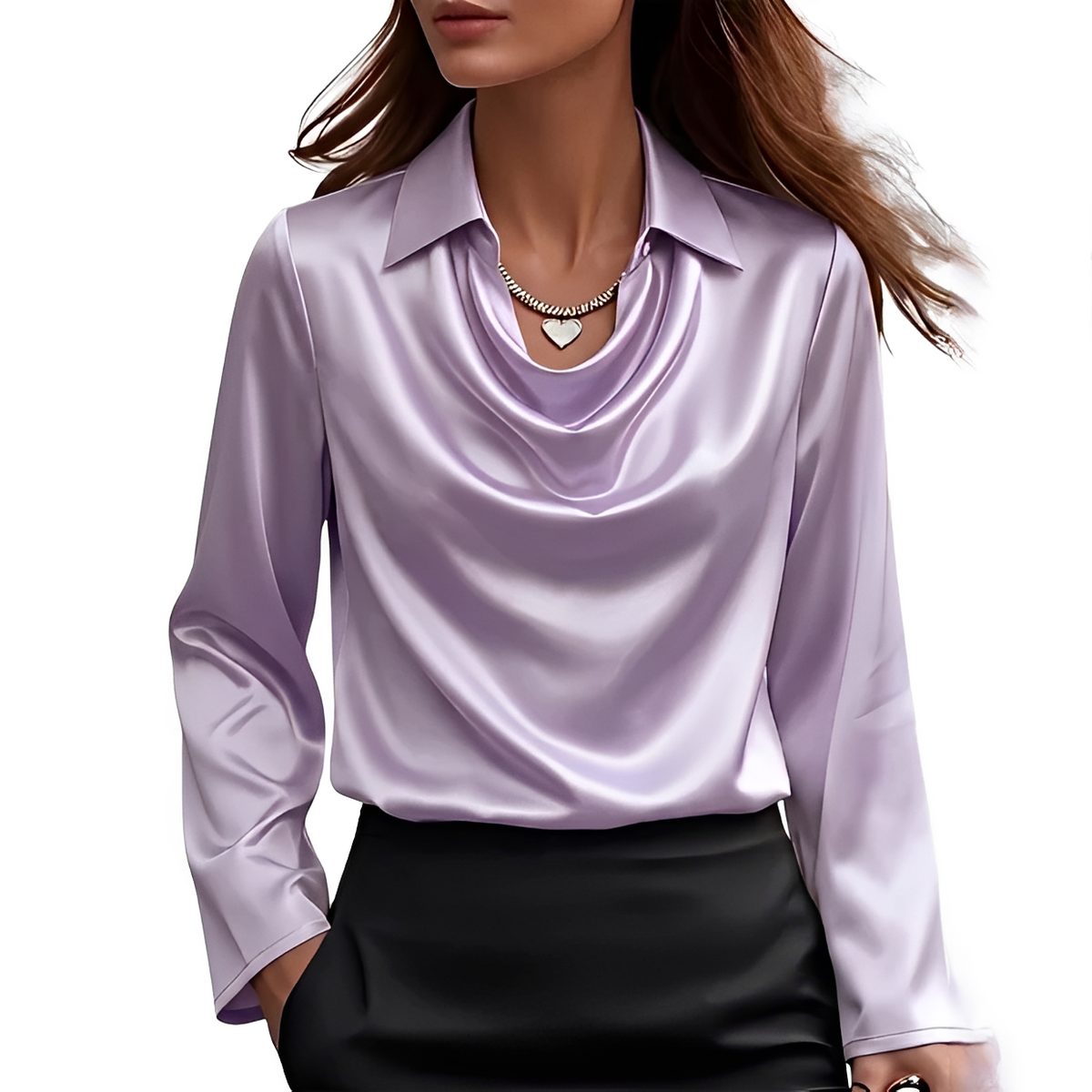 Dynah - Stylish long-sleeve blouse