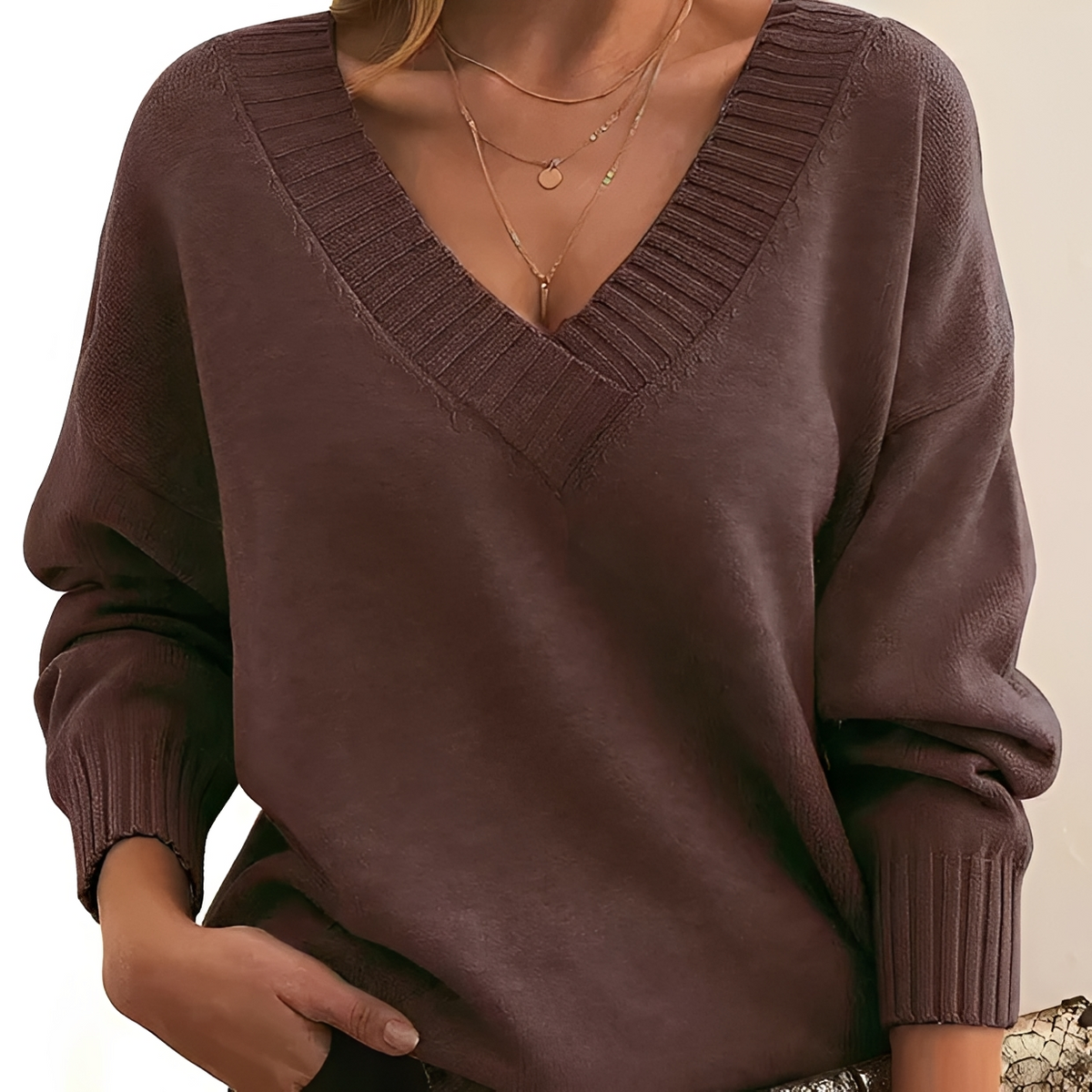 Helga - Cozy sweater in classic style