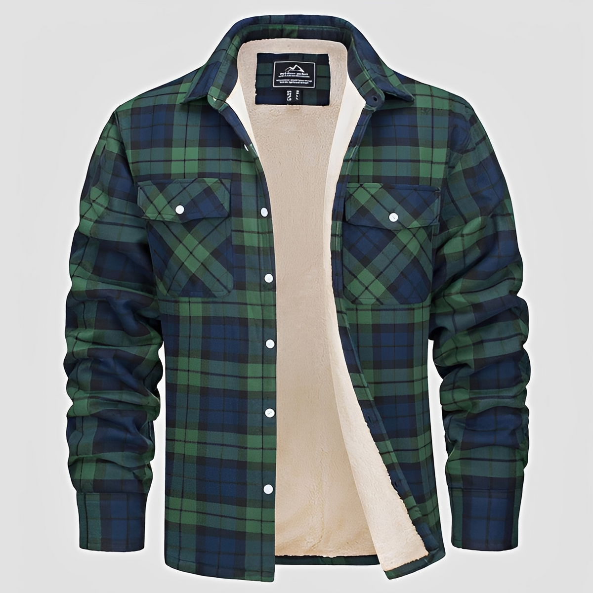 Marlon - Durable winter checkered shirt