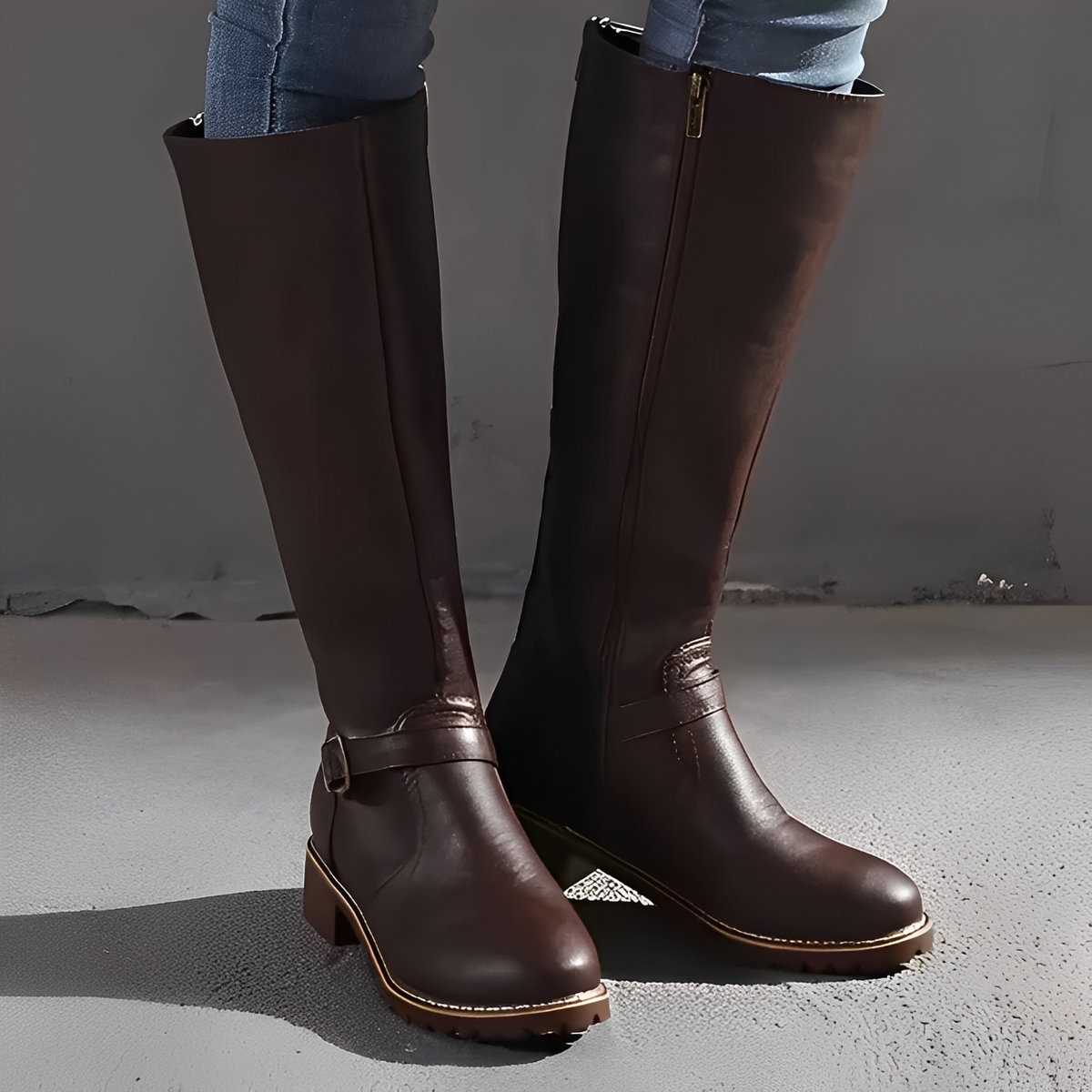 Livie - Elegant boots with zipper