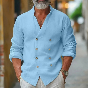 Vireo - Elegant V-neck shirt