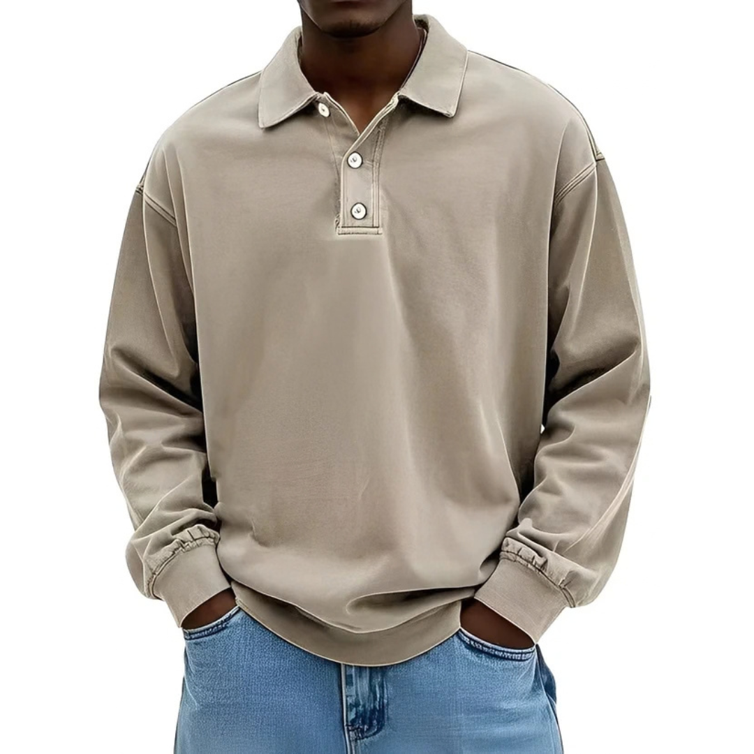Clayton - Timeless and cozy long-sleeve shirt