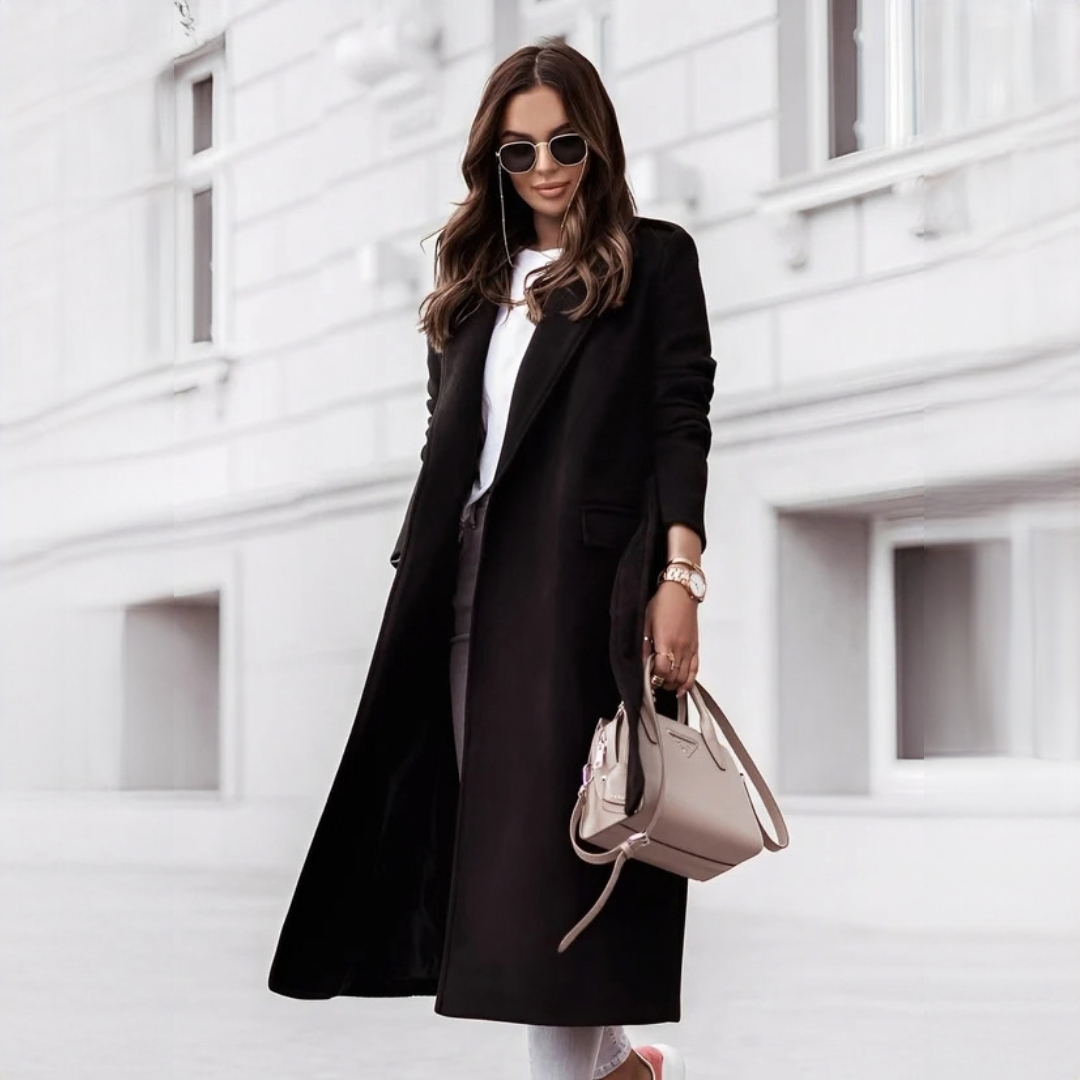 Haylie - Stylish coat with belt
