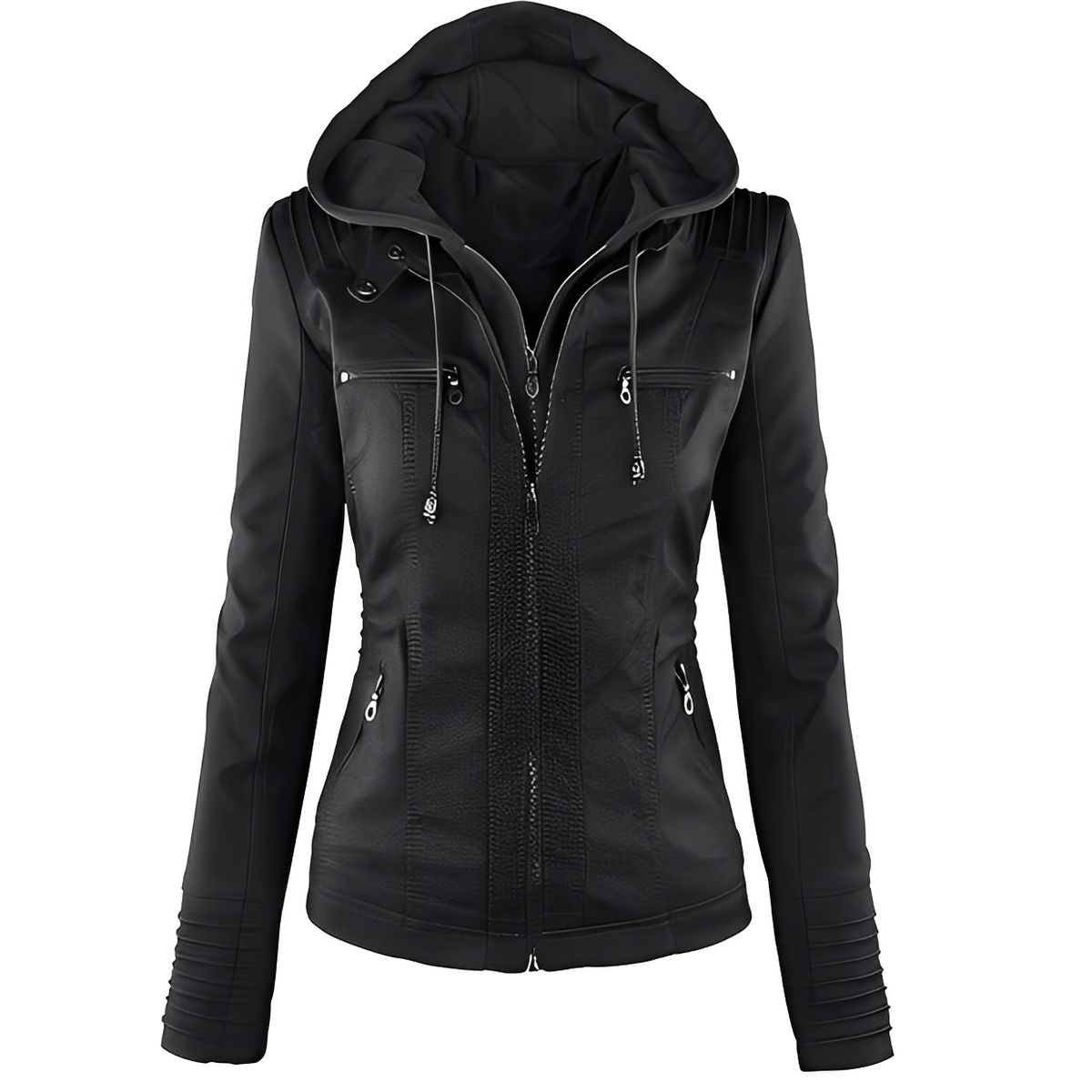 Janine - Elegant and cozy hooded jacket