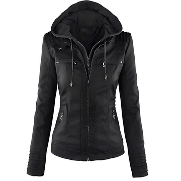 Janine - Elegant and cozy hooded jacket