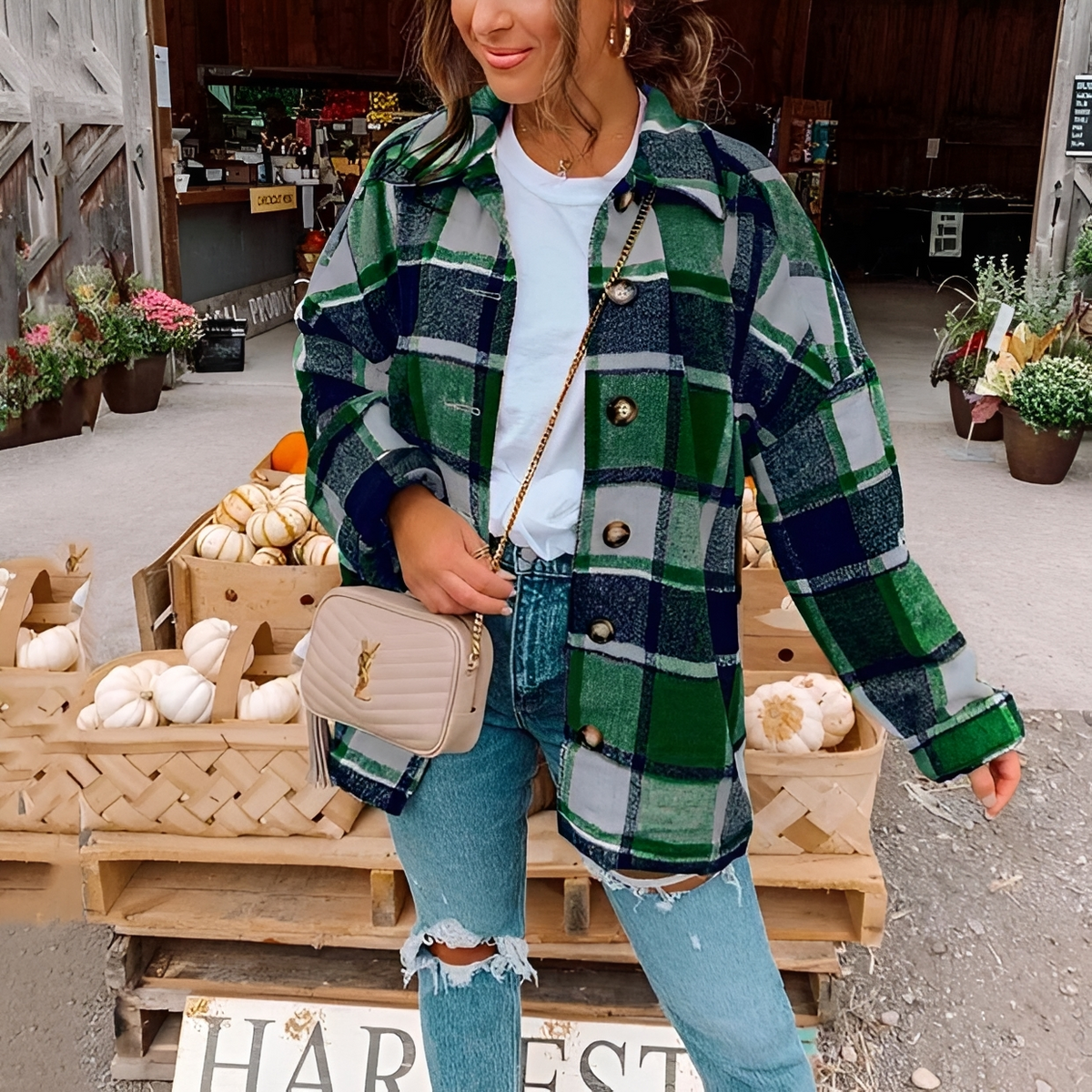 Anna - Stylish and cozy oversized shirt