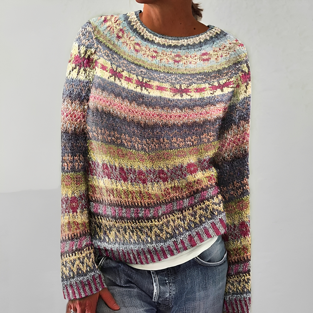 Olivia - Cozy striped sweater