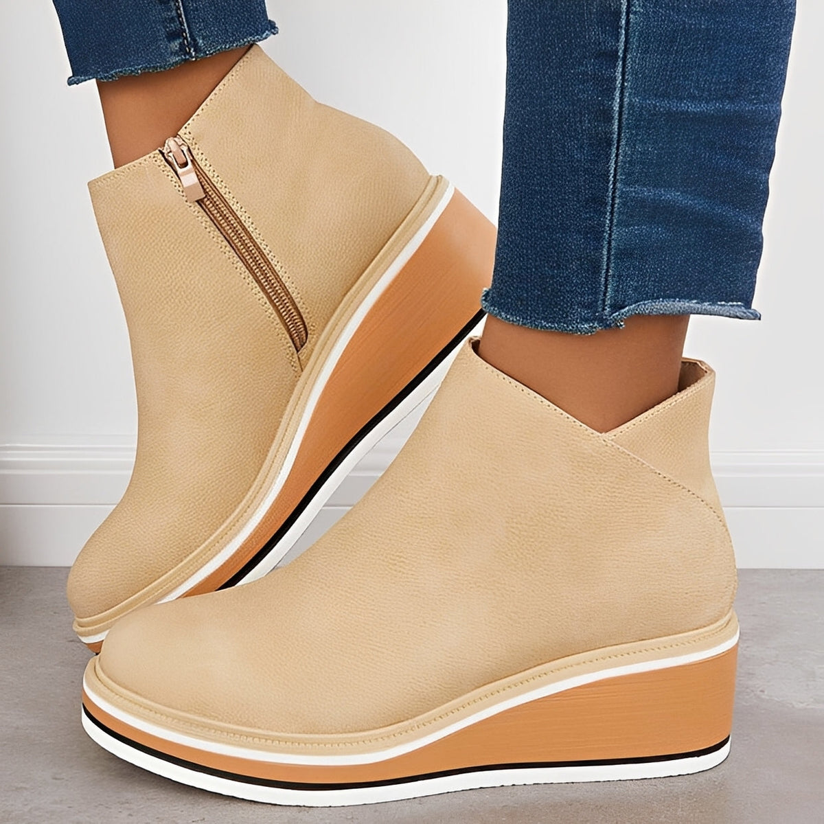 Nicole - Stylish and laid-back ankle boots