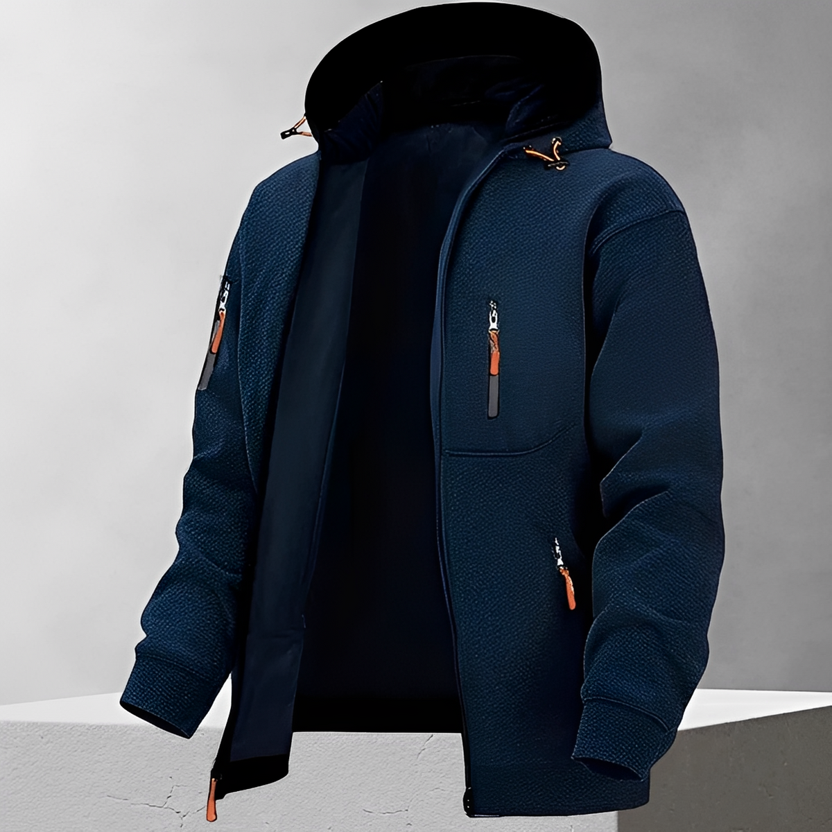 Simon - Durable and cozy jacket with hood