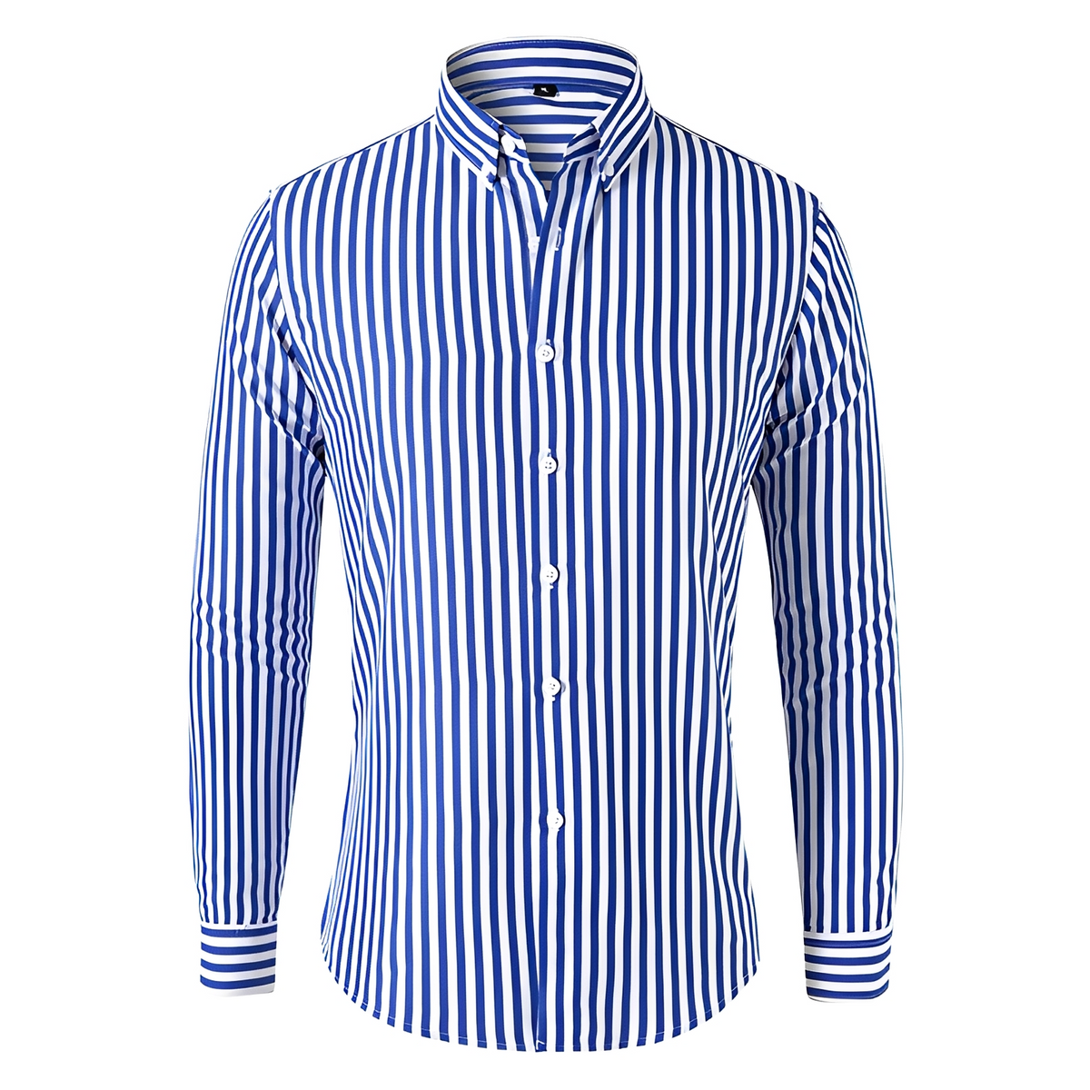 Dennis - Long-sleeve shirt with stripes and relaxed fit