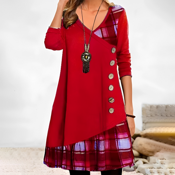Shawnee - Elegant and warm long-sleeve mini dress