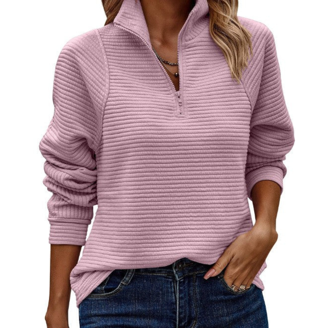 Zennia - Comfortable half-zip pullover