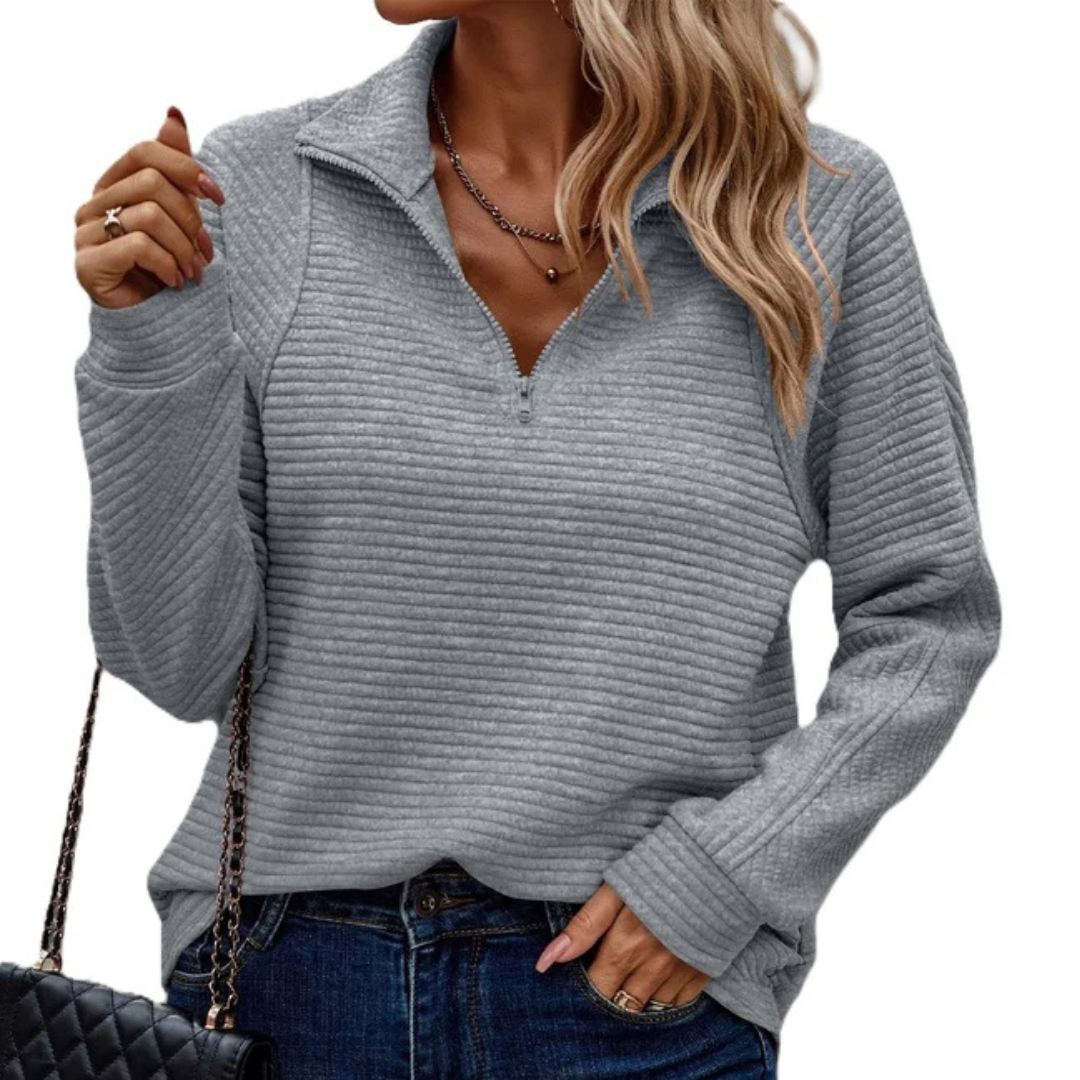 Zennia - Comfortable half-zip pullover