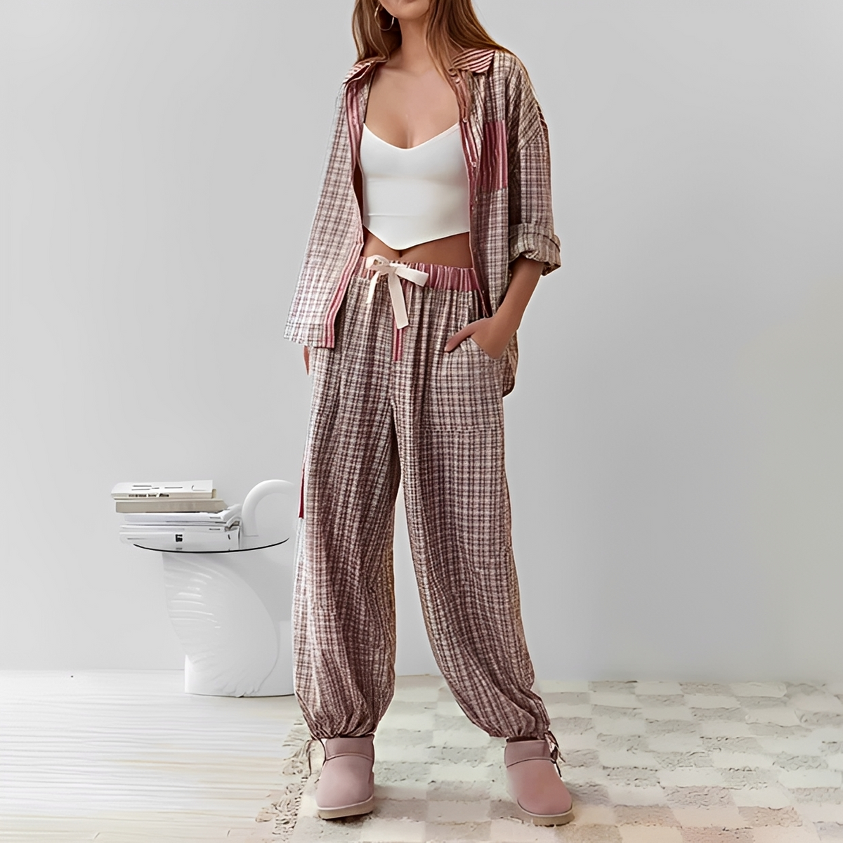 Ellenora - Cozy and warm pajama set